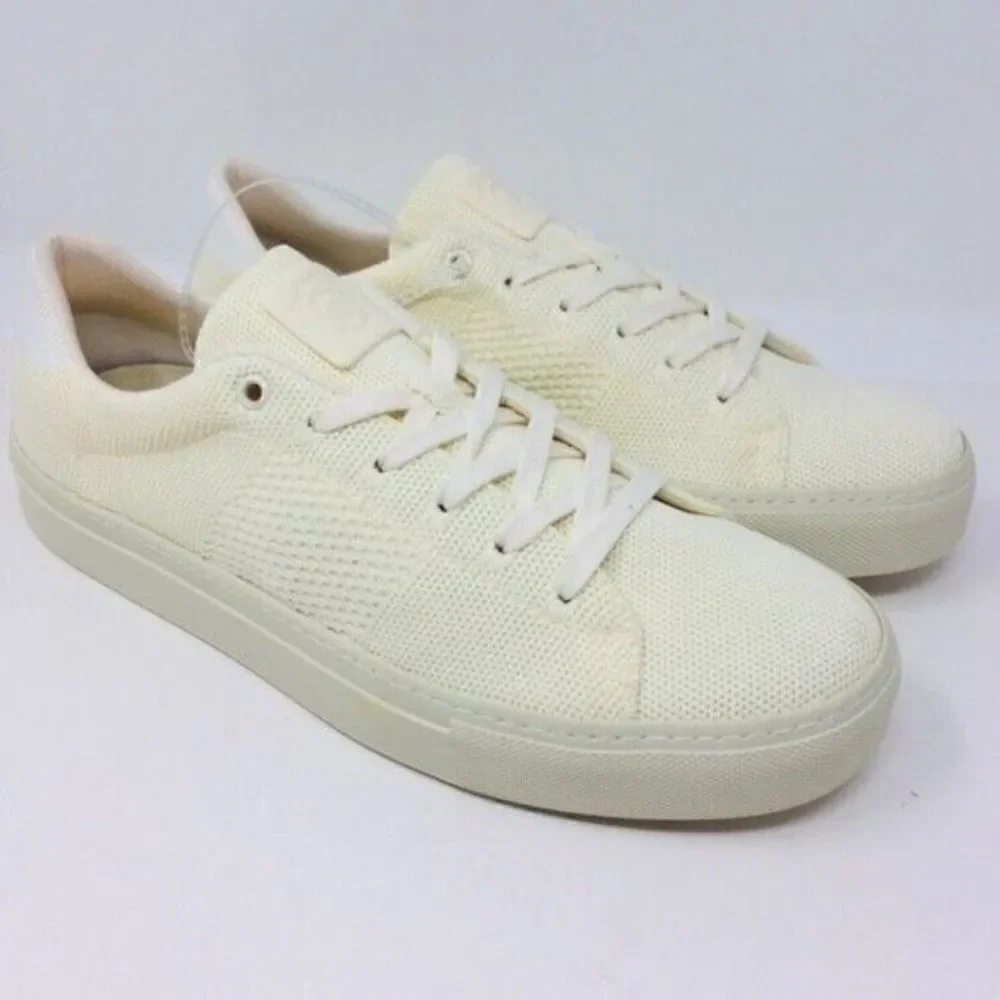 Greats Knit lace up Shoes 9.5 Cream color BoxQ